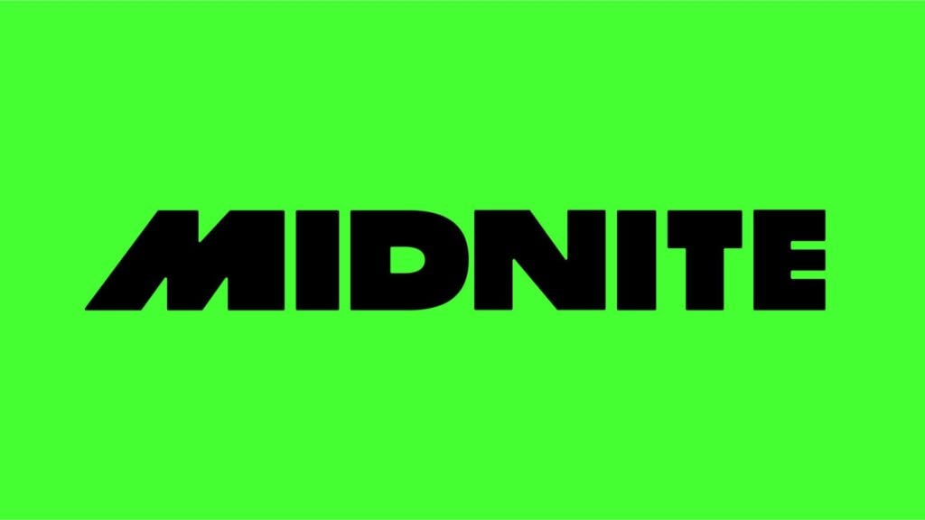 Midnite betting side brand name against a green background.