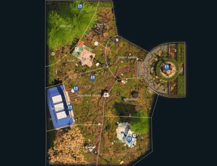 all Optical Disk locations in Grounded 2