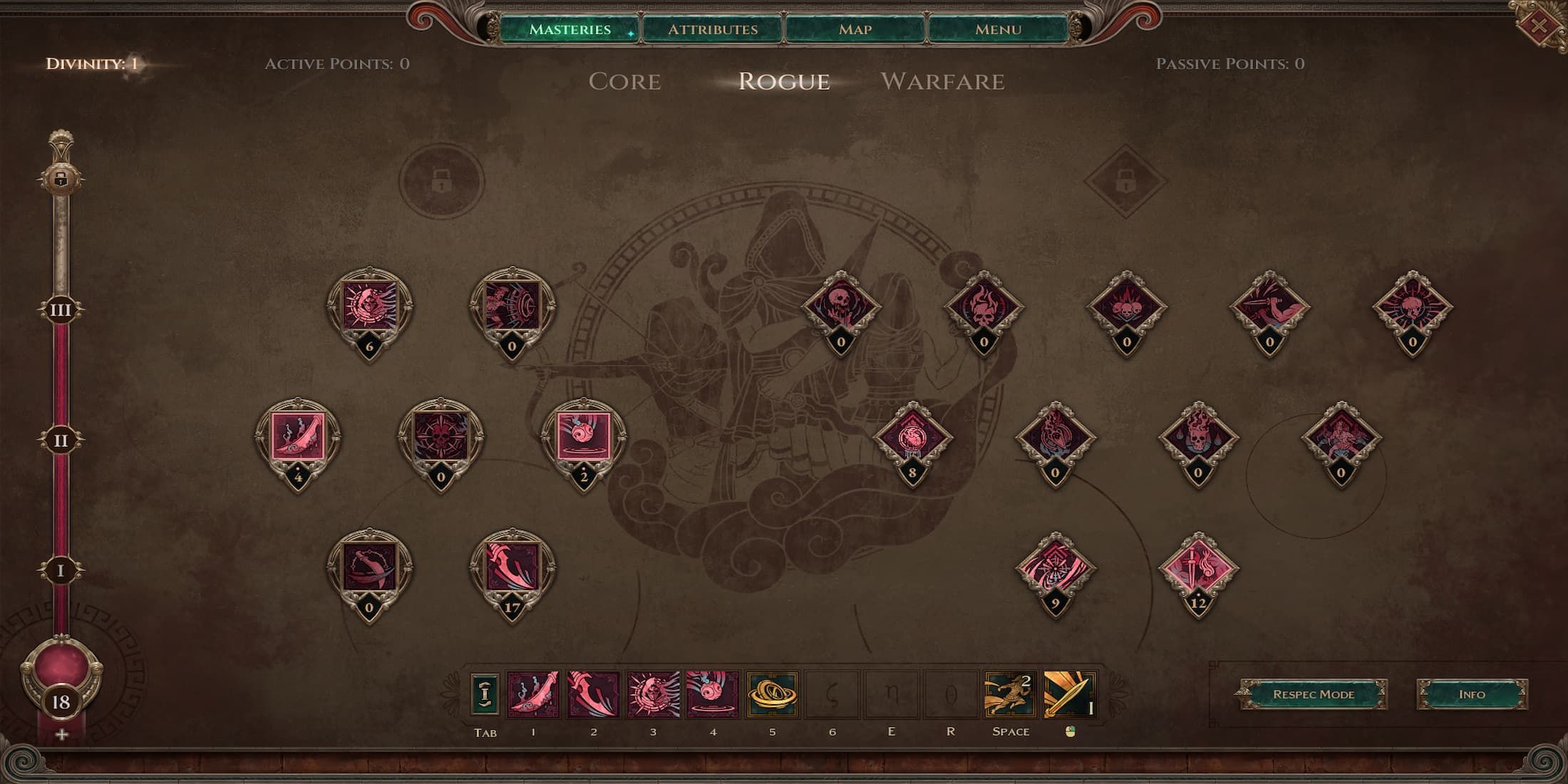 The Rogue Skill Tree