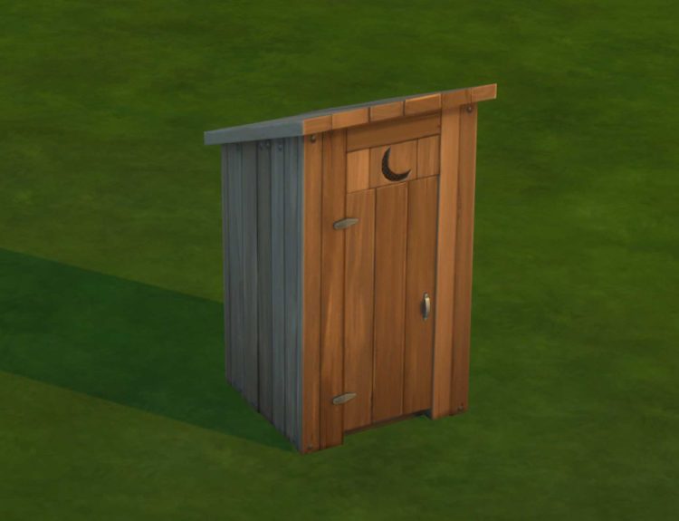 wooden throne the sims 4 outhouse
