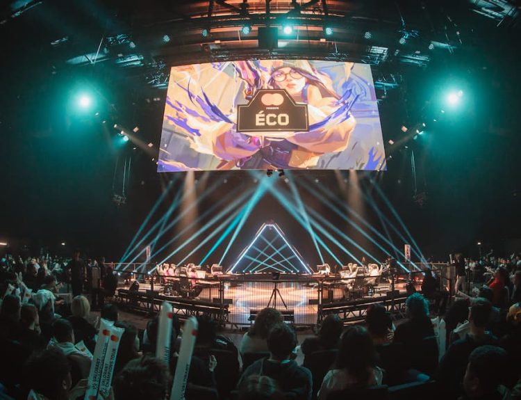 A view of atmosphere at VALORANT Champions Paris Playoffs Stage Day 1 at Les Arènes de Grand Paris Sud on September 25, 2025 in Paris, France