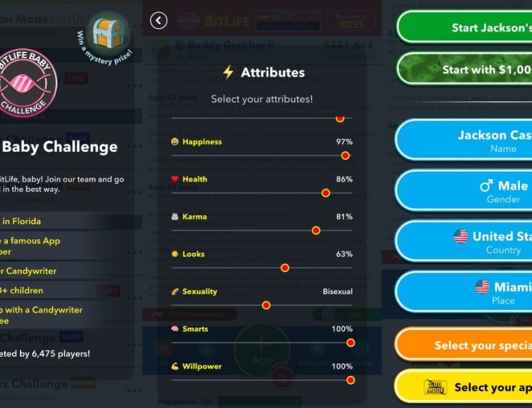 Bitlife app developer start life