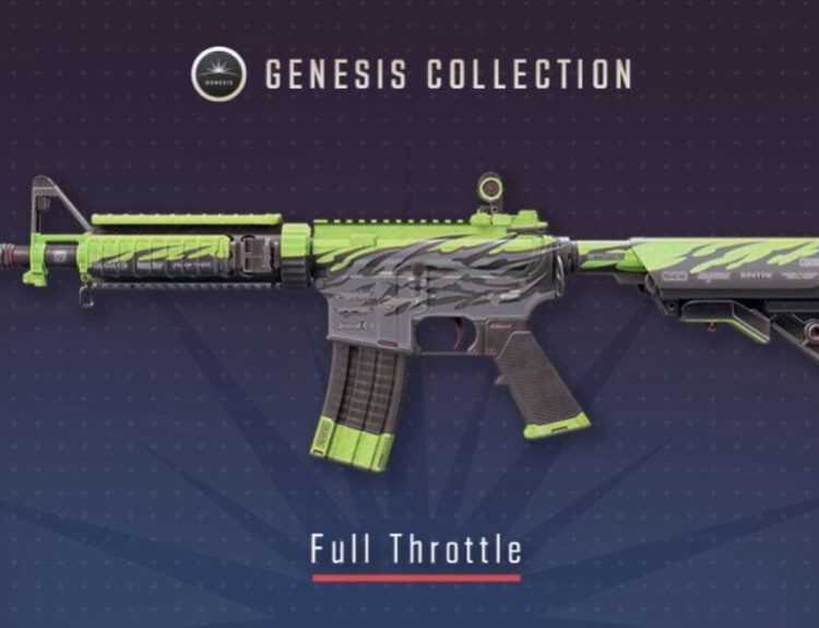 M4A4 Full Throttle skin