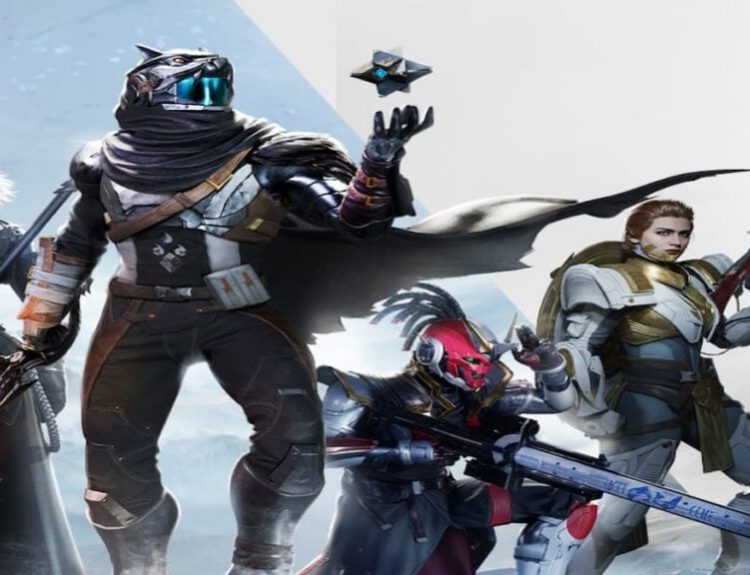 Destiny Rising poster with characters