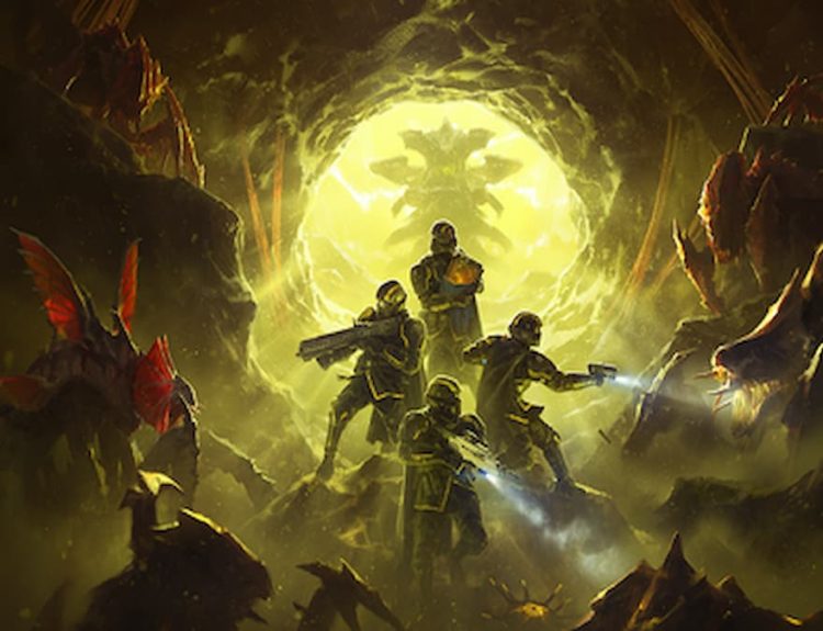 Helldivers 2 Into the Unjust update poster
