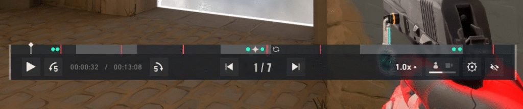 VALORANT Replay HUD