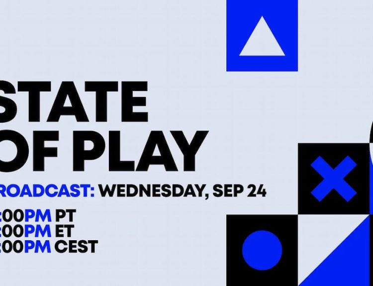 Picture showing splash art for PlayStation State of Play.