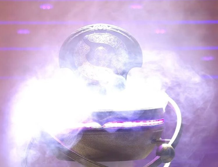 photo of the Aegis of Champions at TI 2025.
