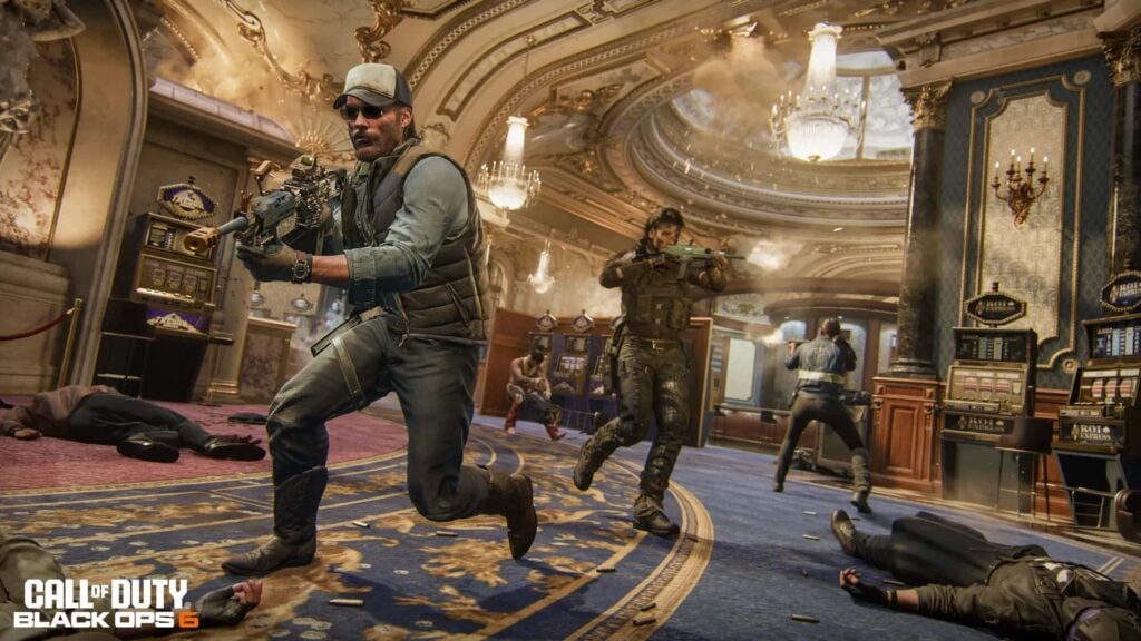 Operators fighting on Jackpot map in BO6 Season 5 Reloaded.