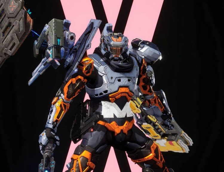 a custom build in daemon x machina titanic scion.