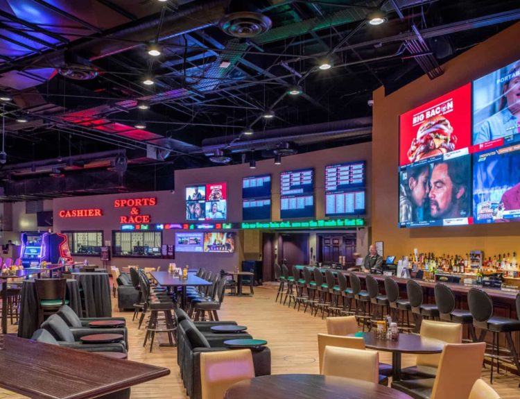 Sports Bar of Mardi Gras Casino & Resort in Charleston, West Virgina