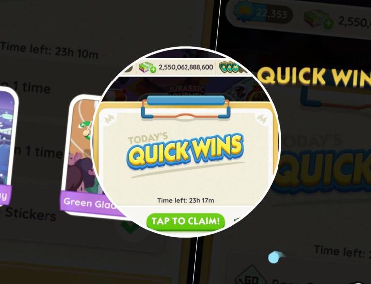 Monopoly GO quick wins