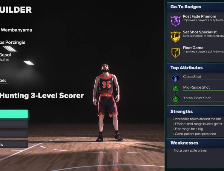 NBA 2K26 7'4 Header