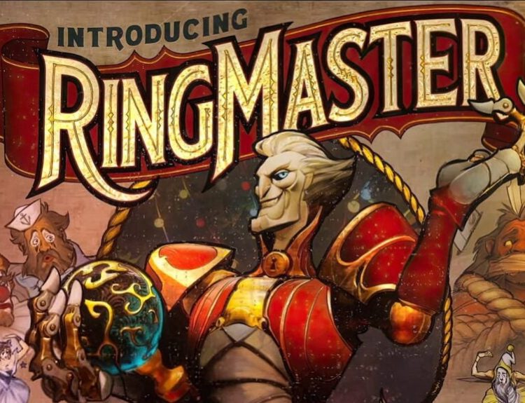 cover art for Ringmaster's release announcement in Dota 2 at TI 2023.