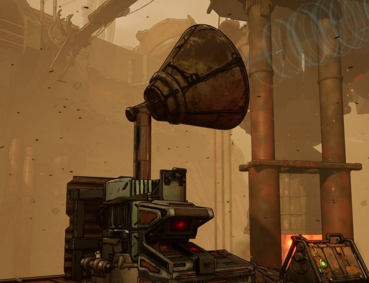 the radar dish aligned