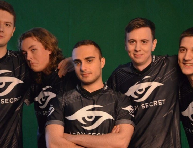 photo of Team Secret's TI5 Dota 2 roster.