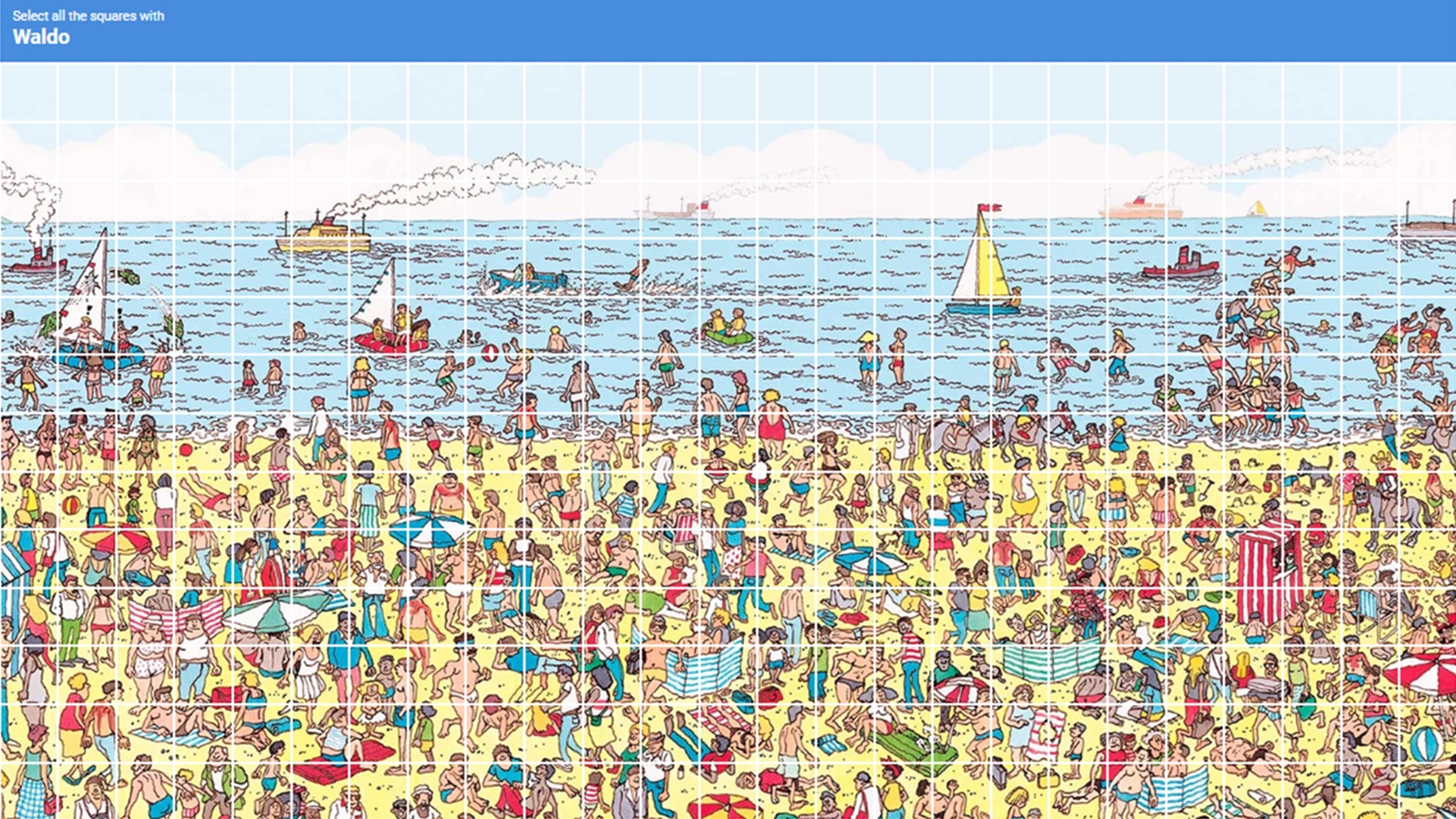 Screenshot of level 11 in I'm Not a Robot.