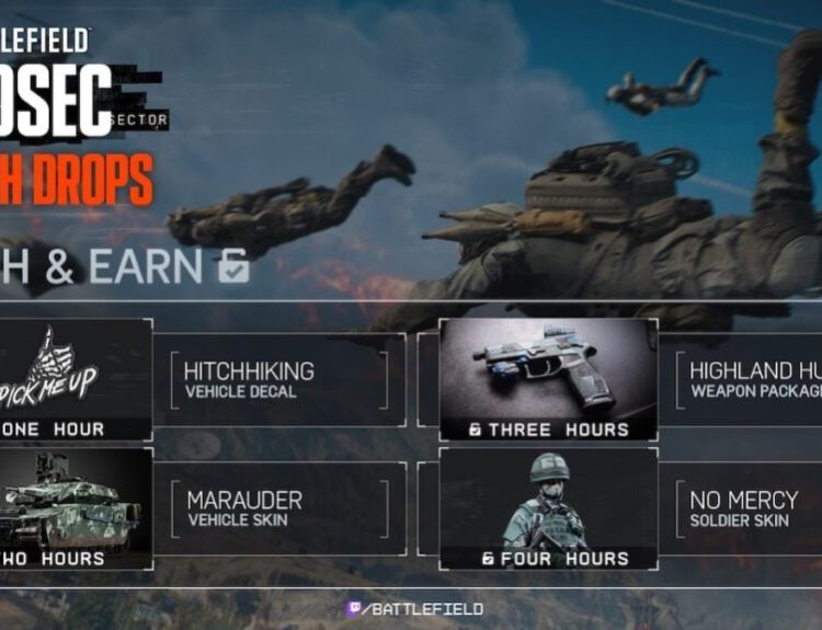 Battlefield REDSEC Season 1 Twitch drops