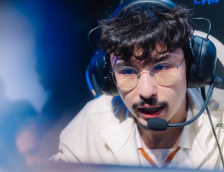 BrokenBlade of G2 Esports competes at League of Legends Worlds 2025 Swiss Stage on October 18, 2025 in Beijing, China.