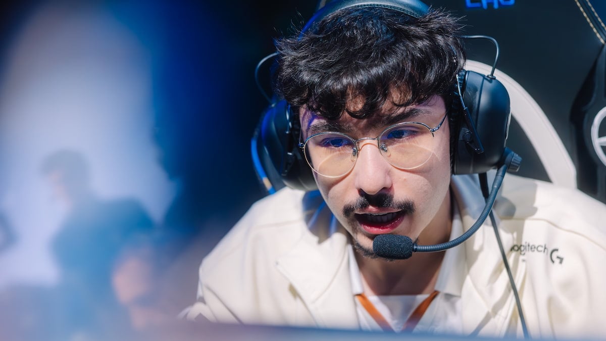 BrokenBlade of G2 Esports competes at League of Legends Worlds 2025 Swiss Stage on October 18, 2025 in Beijing, China.