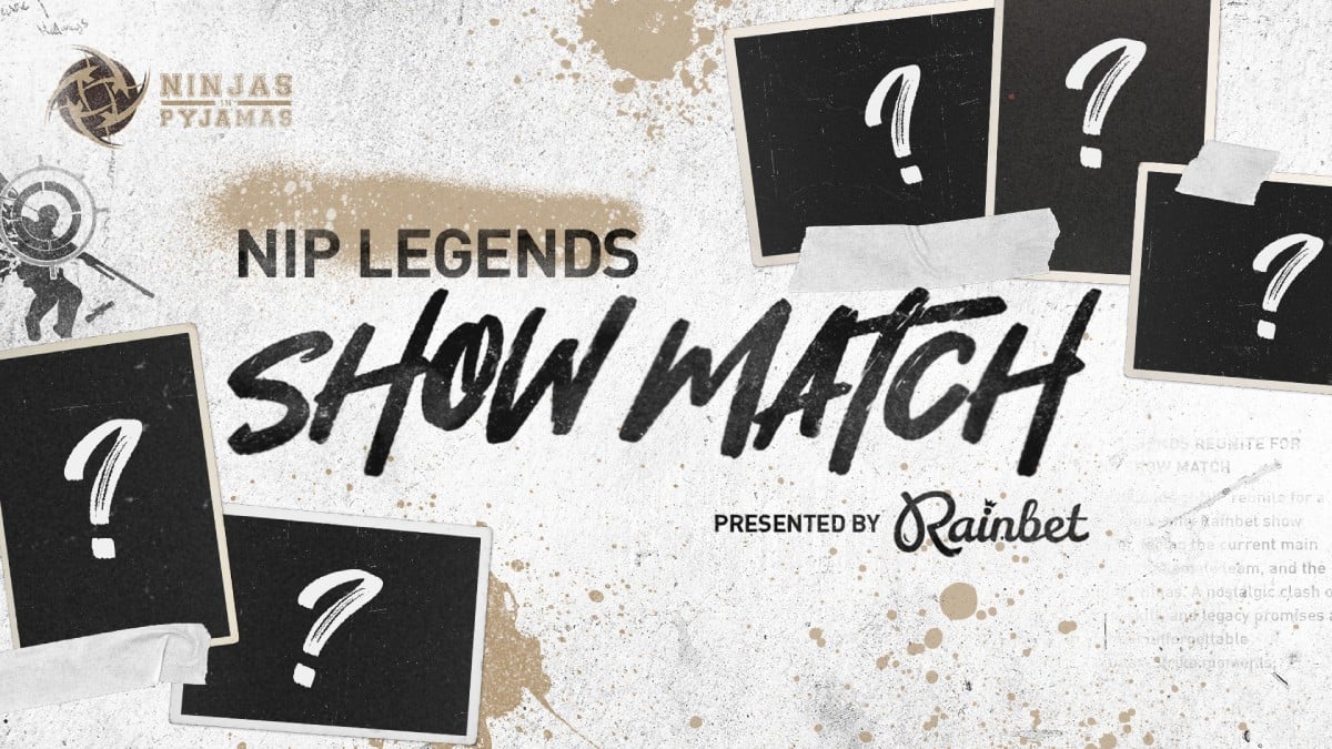 Ninjas in Pyjamas Commemorate 25 Years with CS2 Showmatch Sponsored by Rainbet
