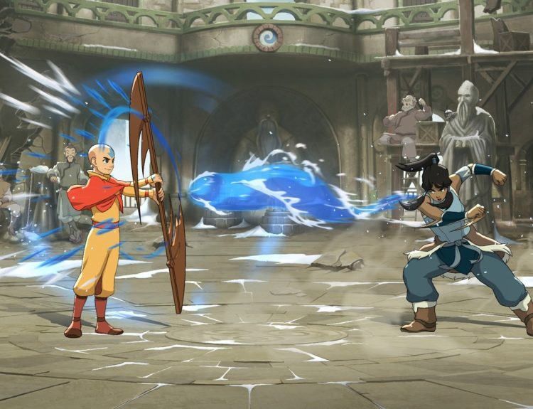 Screenshot from Avatar Legends: The Fighting Game.