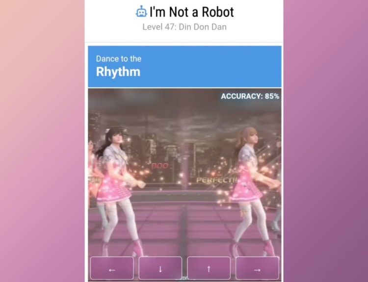 im not a robot feature level 47