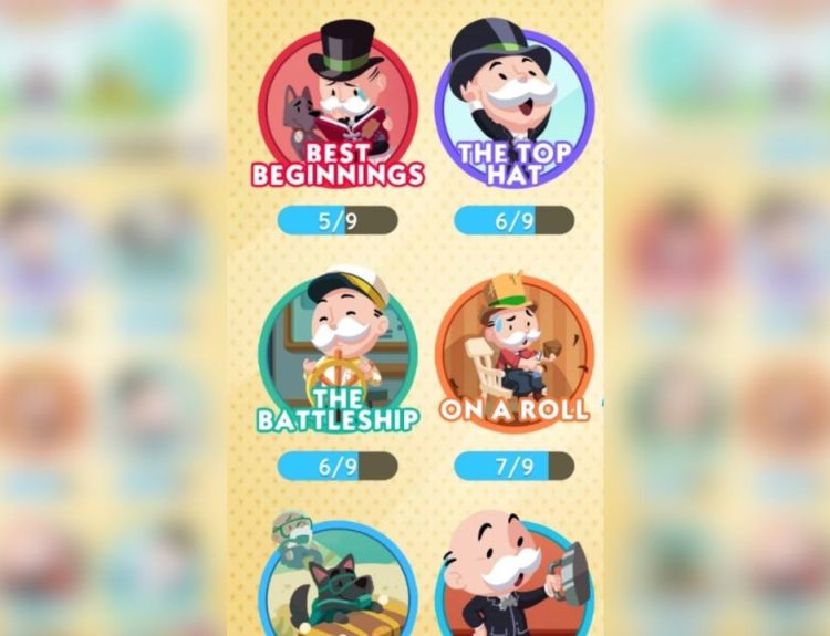 A screenshot of Monopoly GO's Album page.