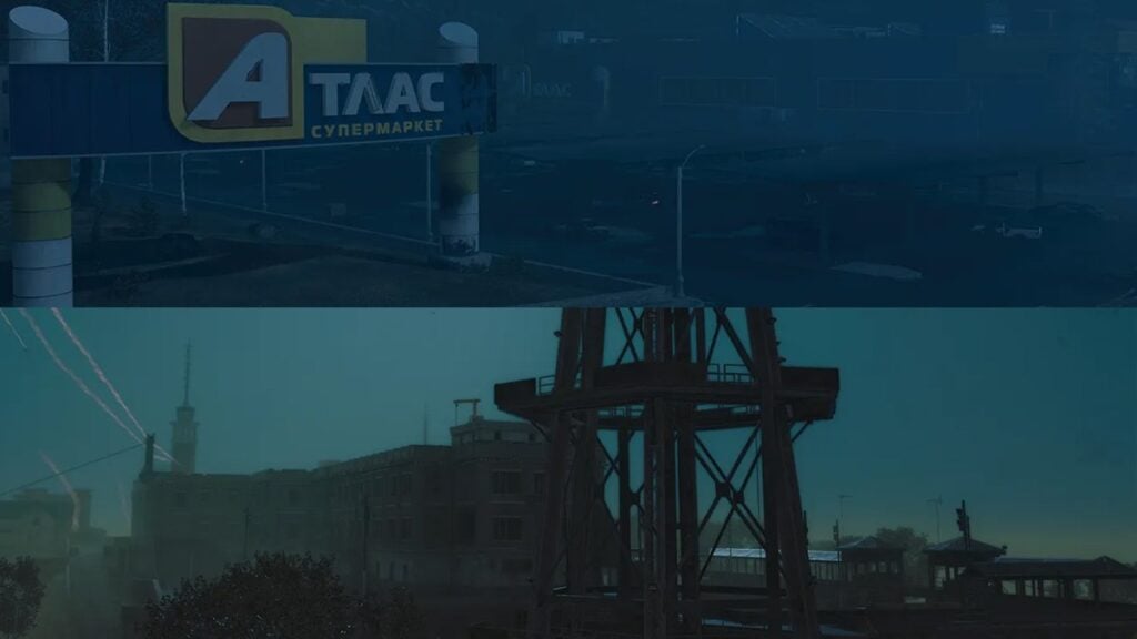 Night variants of Verdansk in Warzone season 6
