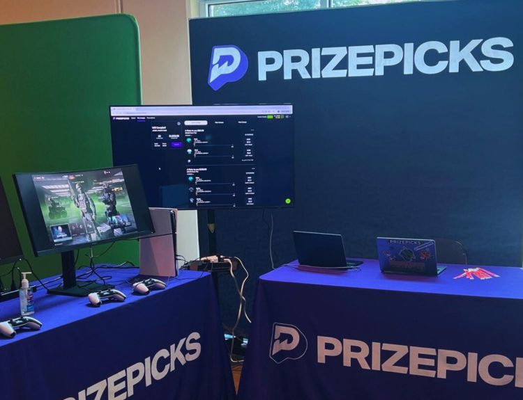 PrizePicks booth at the Call of Duty League Championship