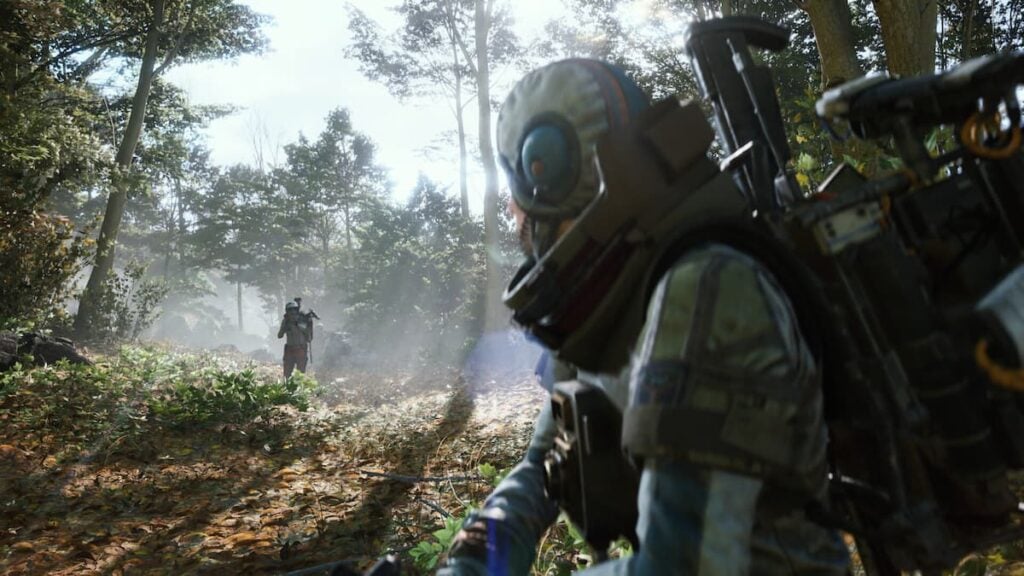 Player in battle in ARC Raiders