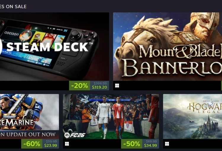 Steam Black Friday Sale recommendation set