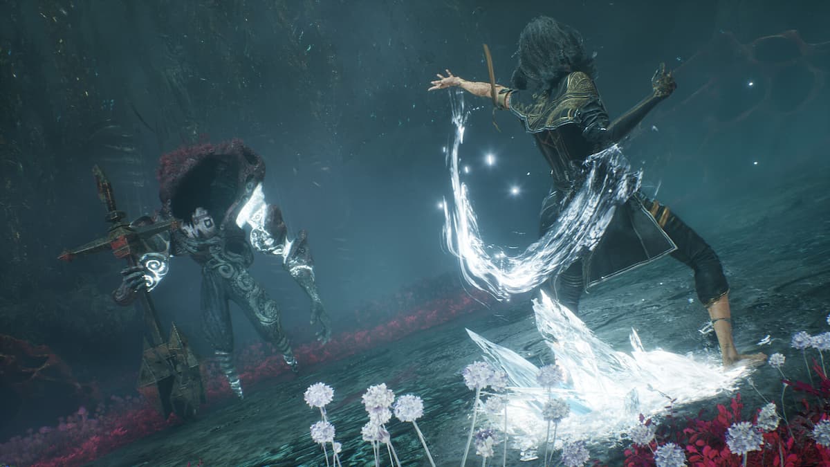 Clair Obscur: Expedition 33 combat scene