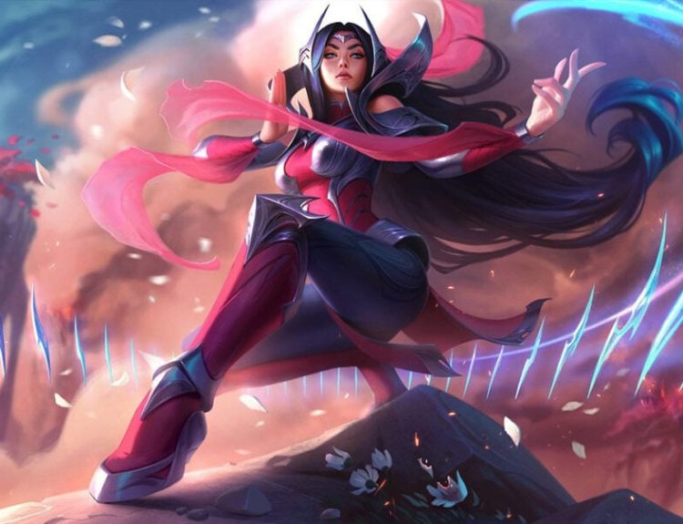 Irelia's splash art in league of legends