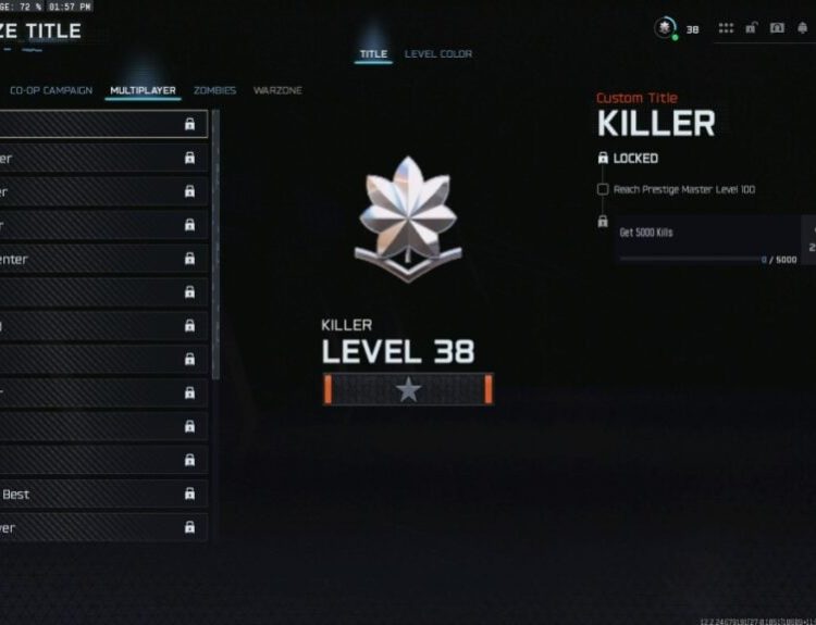 Prestige Titles in Black Ops 7