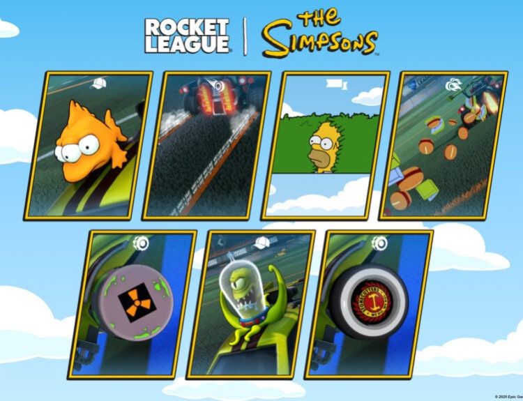 Incredible Collaboration Between Rocket League and The Simpsons – Discover Homer’s Car, Free Loot, and More!