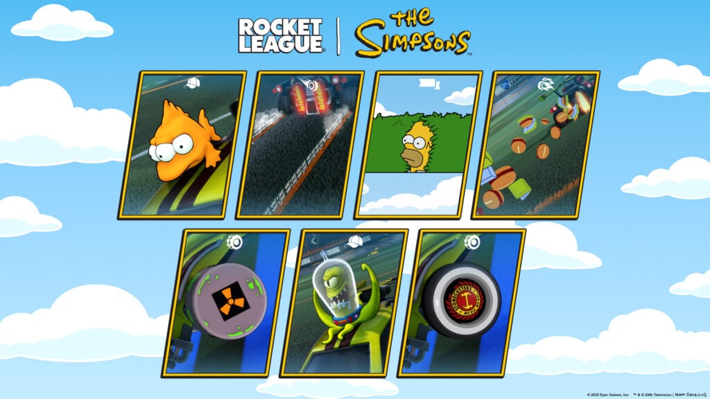 Incredible Collaboration Between Rocket League and The Simpsons – Discover Homer’s Car, Free Loot, and More!