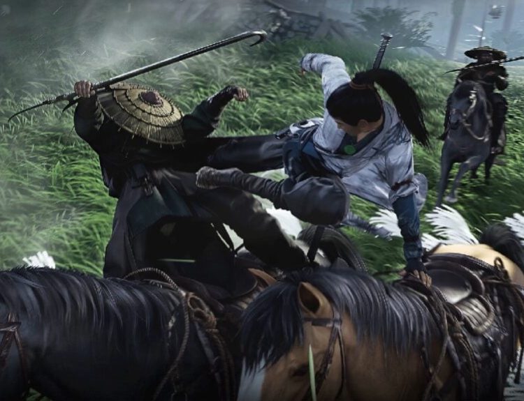 a combat sequence in Where Winds Meet