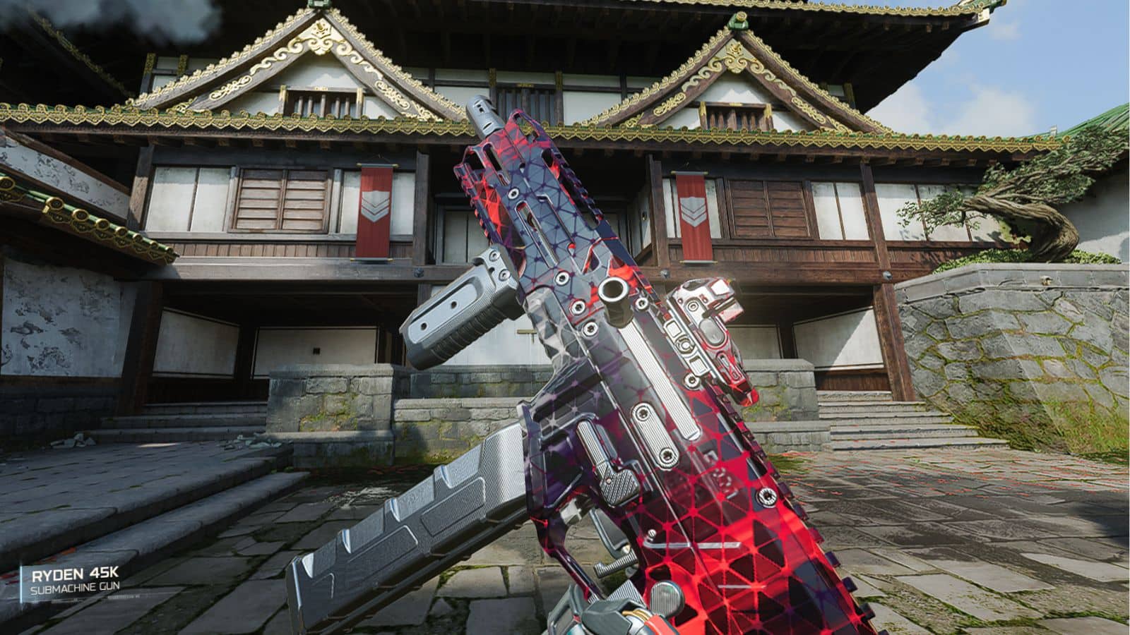 Inspecting the best Ryden 45K loadout in Black Ops 7 on Den map