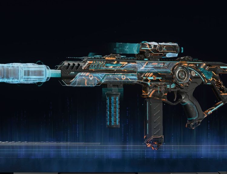 Peackeeper Mk1 Blank Certainty with the Weapon Prestige Max camo in Black Ops 7