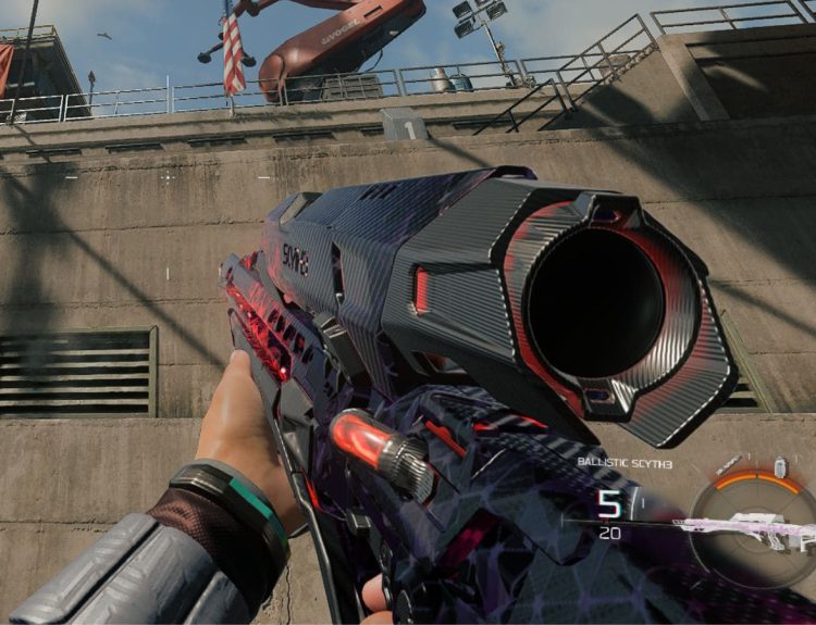 VS Recon Ballistic Scyth3 skin on Flagship in Black Ops 7
