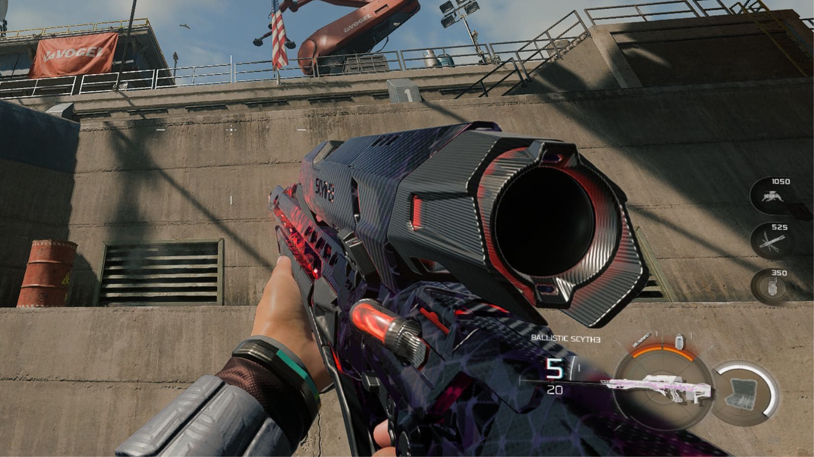 VS Recon Ballistic Scyth3 skin on Flagship in Black Ops 7