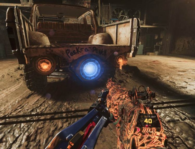 Pack-A-Punch on Ol' Tessie in Black Ops 7