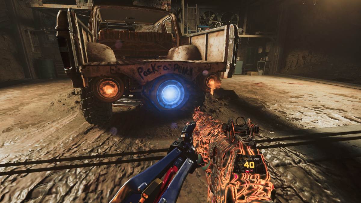 Pack-A-Punch on Ol' Tessie in Black Ops 7