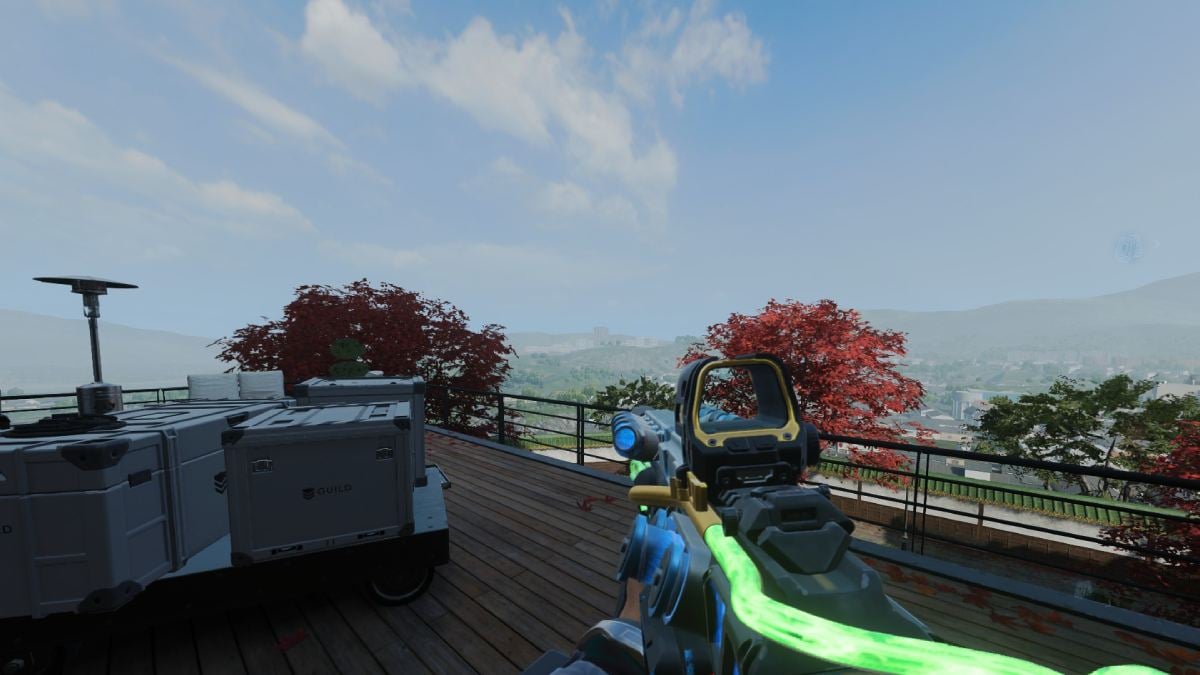 Player wielding a shotgun in BO7