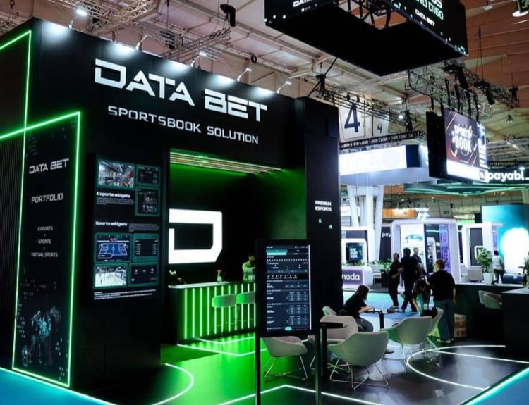 DATA.BET booth at the SBC Summit Lisbon 2025