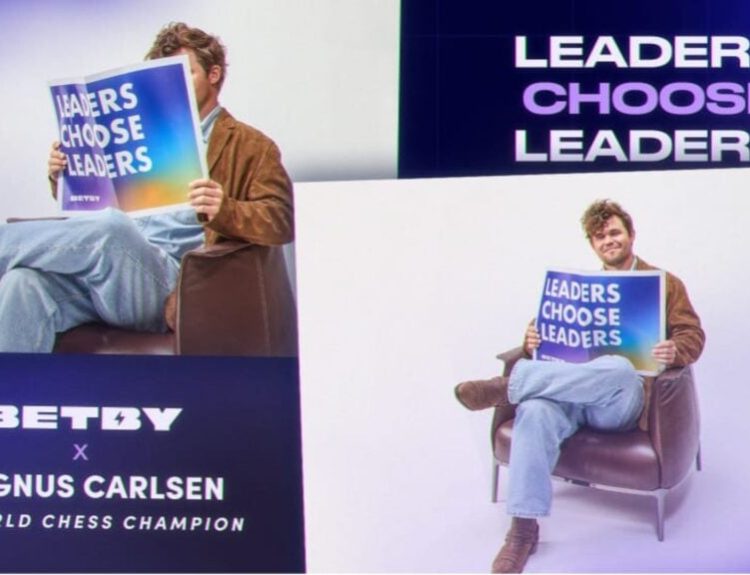 Magnus Carlsen, global brand ambassador of BETBY