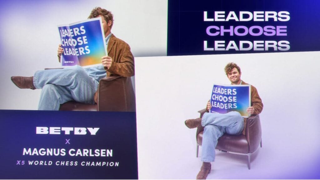 Magnus Carlsen, global brand ambassador of BETBY