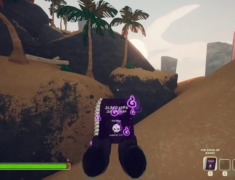 using a Book of Bones in PEAK