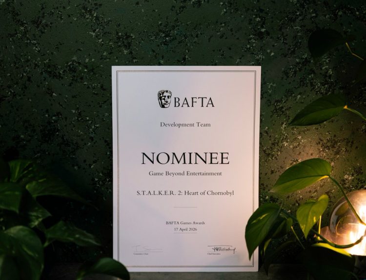 GSC Game World Receives BAFTA Commemorative Award for S.T.A.L.K.E.R. 2 Nomination